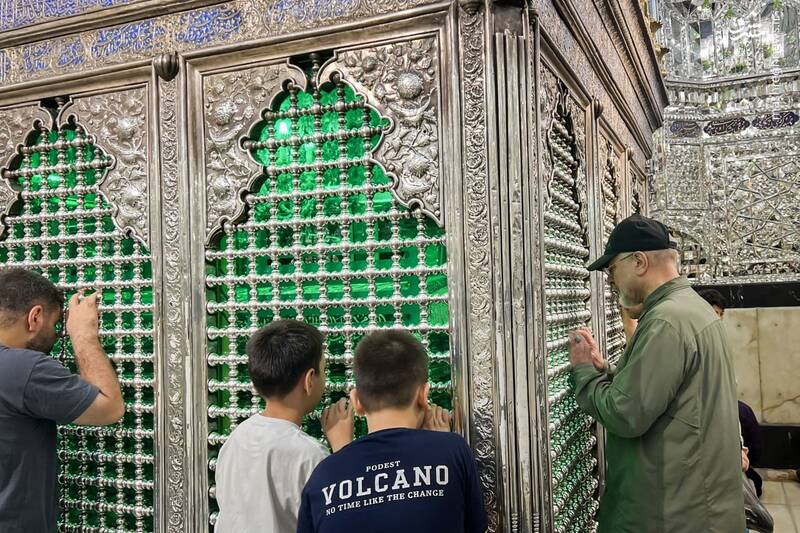 حضور رئیس مجلس در حرم حضرت عبدالعظیم حسنی(ع)