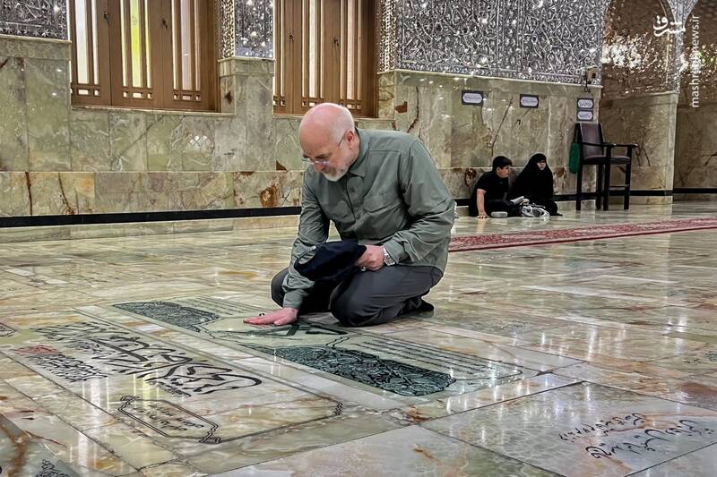 حضور رئیس مجلس در حرم حضرت عبدالعظیم حسنی(ع)