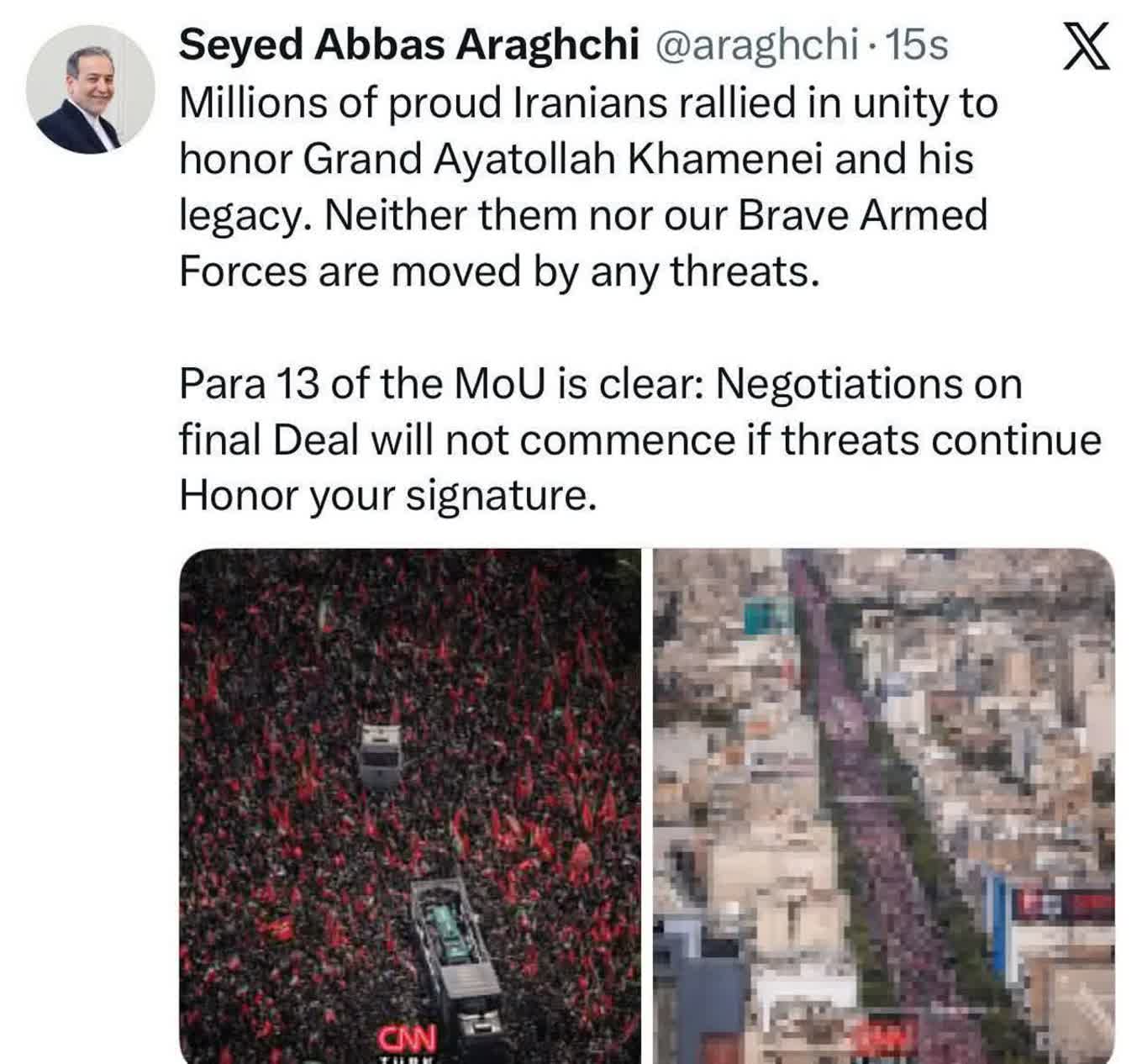 عراقچی تکلیف دور بعدی مذاکرات را روشن کرد عراقچی تکلیف دور بعدی مذاکرات را روشن کرد