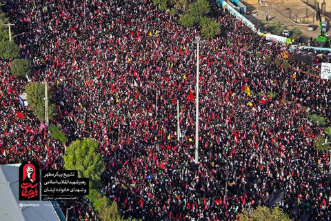 پیکر رهبر شهید در شهر قم تشییع شد/کریمه اهل بیت(س) میزبان "آقای شهید ایران"