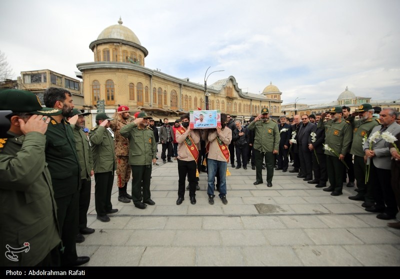 تشییع پیکر شهید مهدی مرادی در همدان